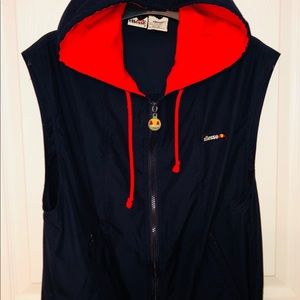 Ellesse Hooded Navy Jacket